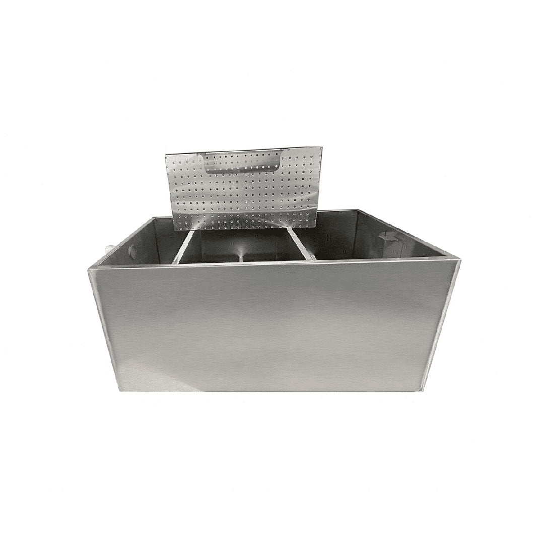 110 Litre Grease Trap - Stainless Steel - 26KG - Fat Separator - Catering Taps