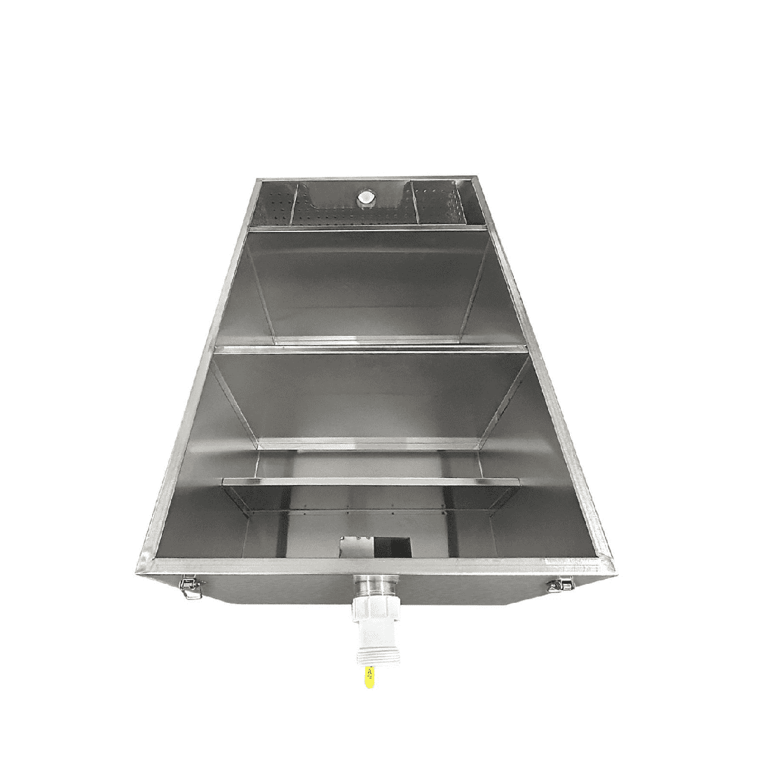 110 Litre Grease Trap - Stainless Steel - 26KG - Fat Separator - Catering Taps