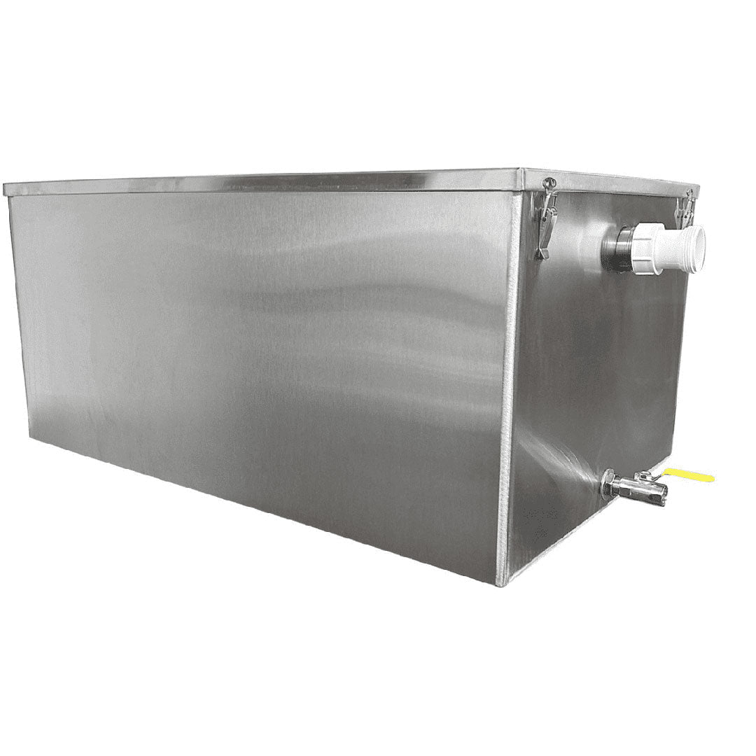 110 Litre Grease Trap - Stainless Steel - 26KG - Fat Separator - Catering Taps