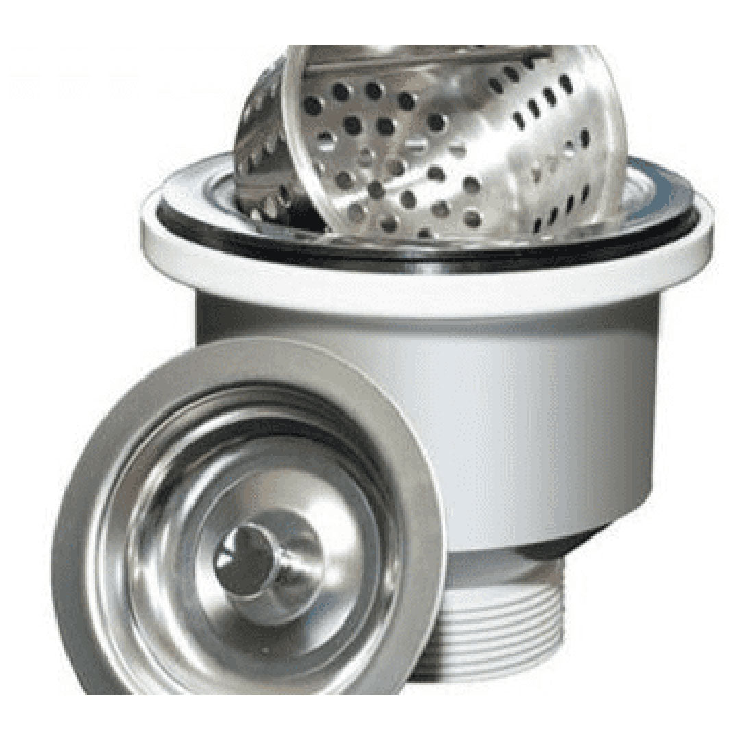 Double Bowl Commercial Catering Sink - 1500x600x900mm - Left Hand Drainer