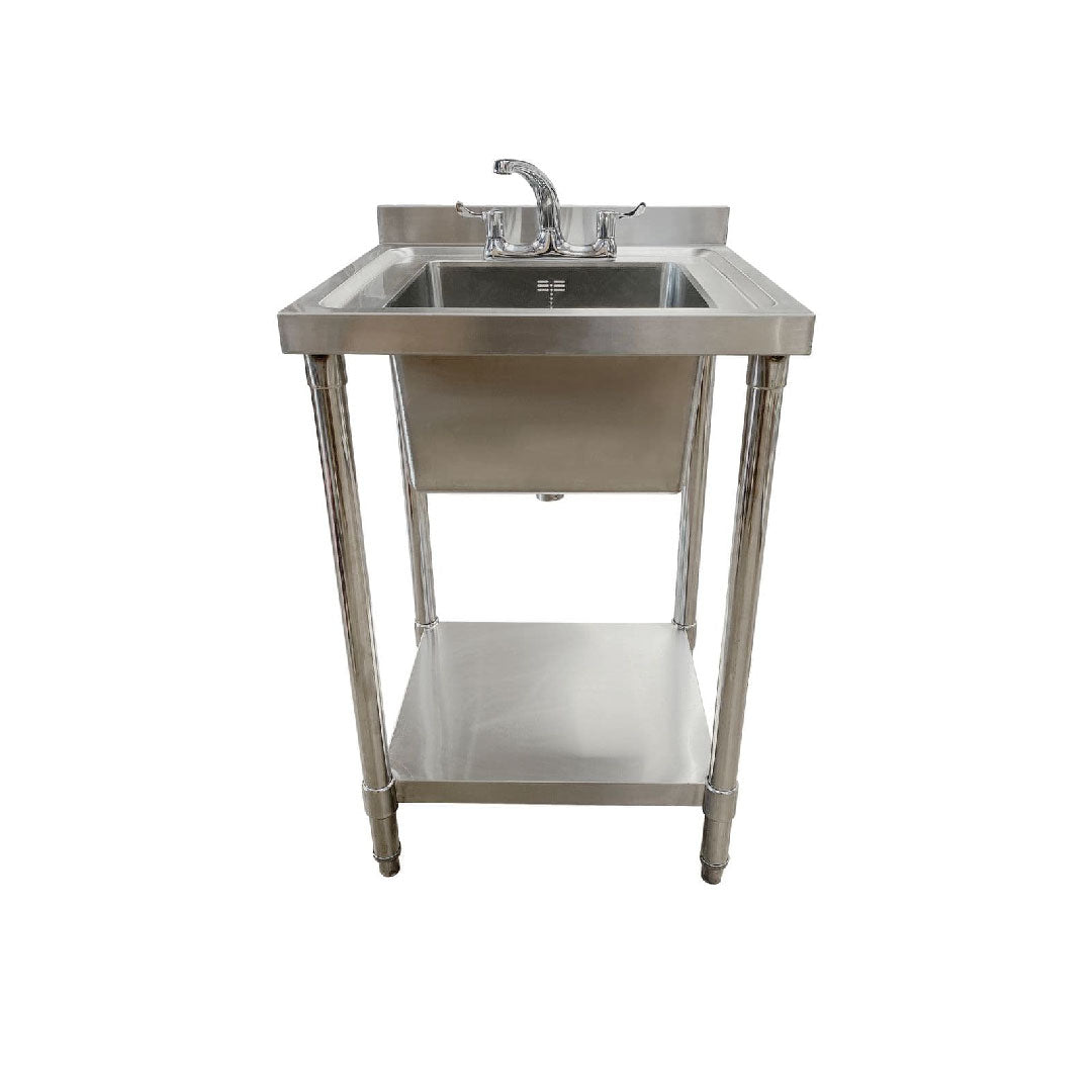 Single Bowl 600x600x900mm Commercial Catering Sink