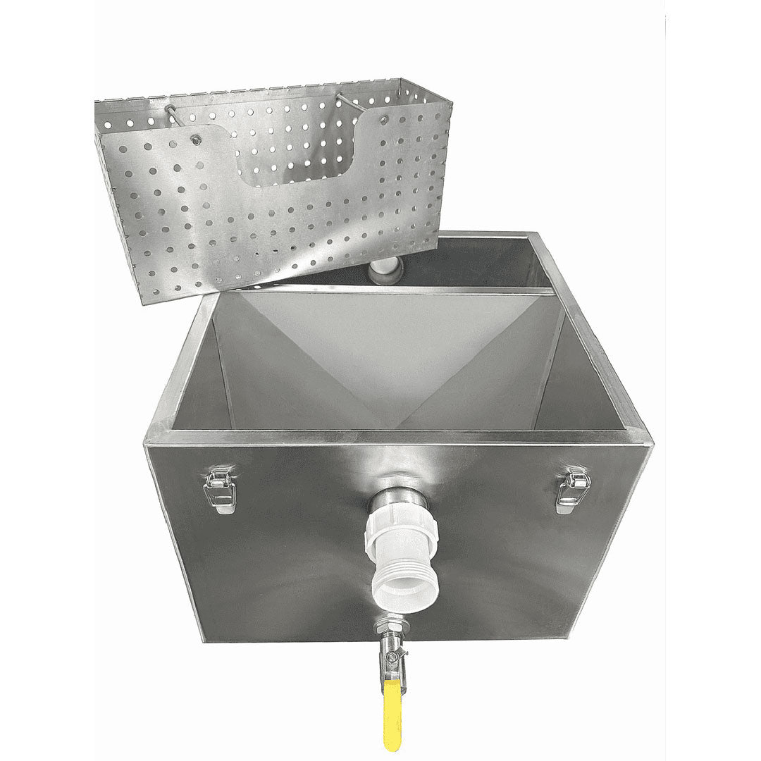 Stainless Steel 9KG - 36 Litre Grease Trap - Fat Separator