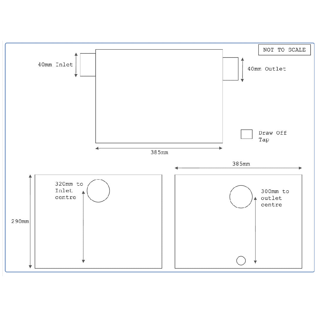 Stainless Steel 9KG - 36 Litre Grease Trap - Fat Separator