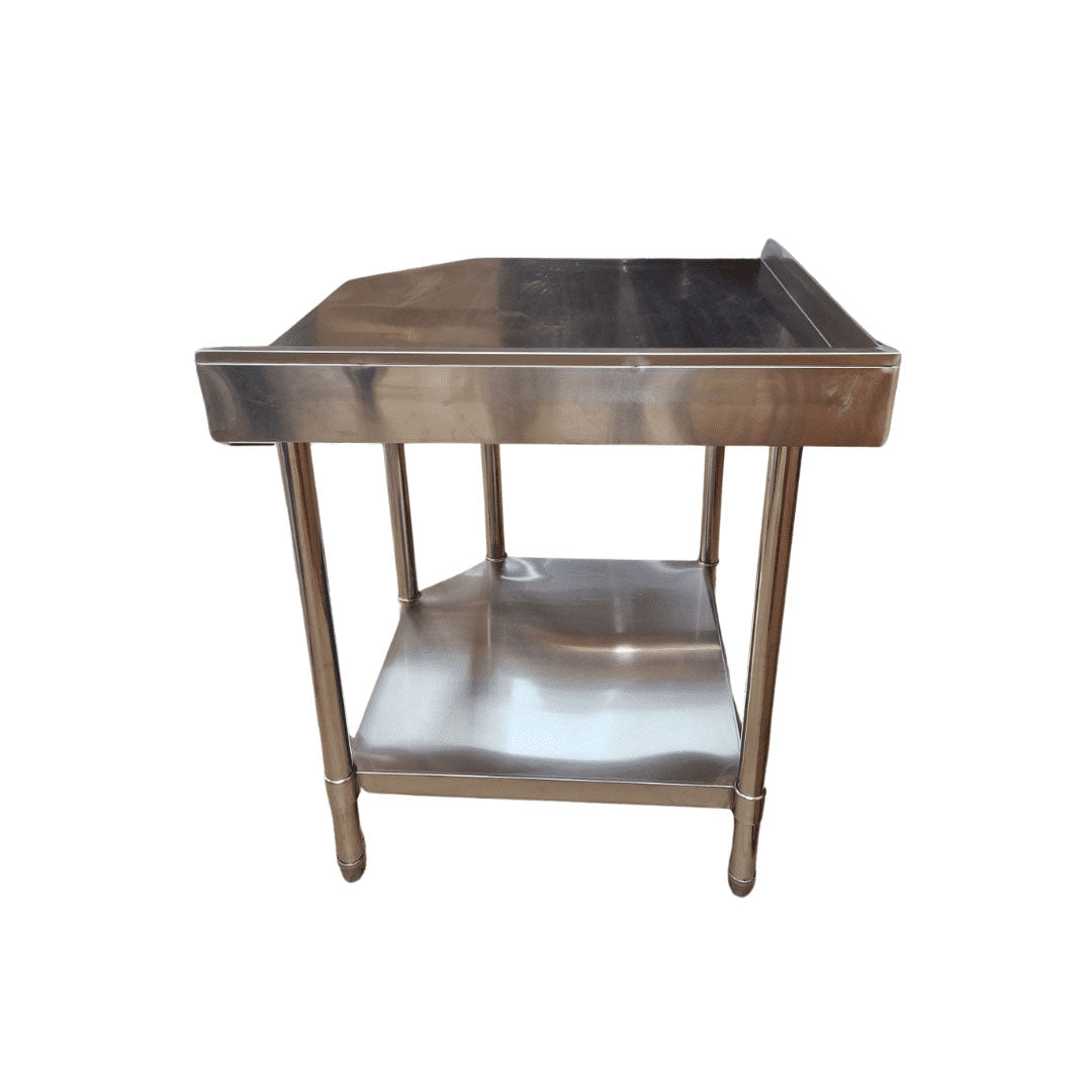 Stainless Steel Corner Table - 800x800x900mm