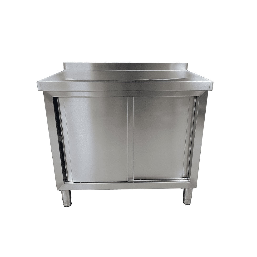 1000x600mm Stainless Steel Floor Cupboard - Catering Taps