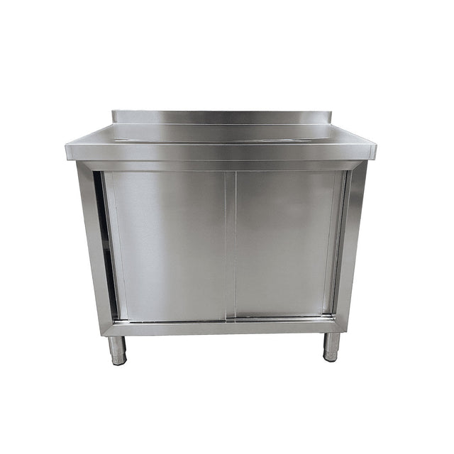 1000x600mm Stainless Steel Floor Cupboard - Catering Taps