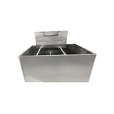 110 Litre Grease Trap - Stainless Steel - 26KG - Fat Separator - Catering Taps