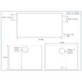 110 Litre Grease Trap - Stainless Steel - 26KG - Fat Separator - Catering Taps