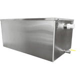 110 Litre Grease Trap - Stainless Steel - 26KG - Fat Separator - Catering Taps