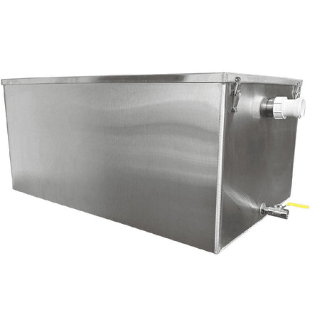 110 Litre Grease Trap - Stainless Steel - 26KG - Fat Separator - Catering Taps