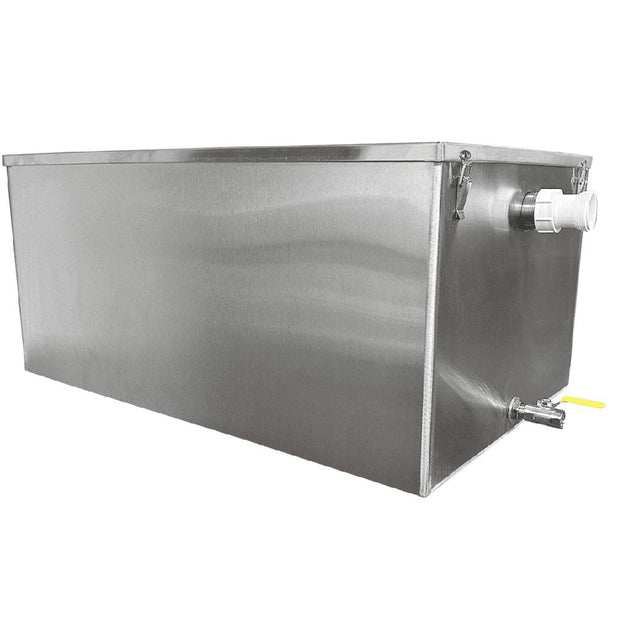 110 Litre Grease Trap - Stainless Steel - 26KG - Fat Separator - Catering Taps