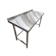 1400x700x900mm Stainless Steel Wall Prep Table Full Void - Catering Taps