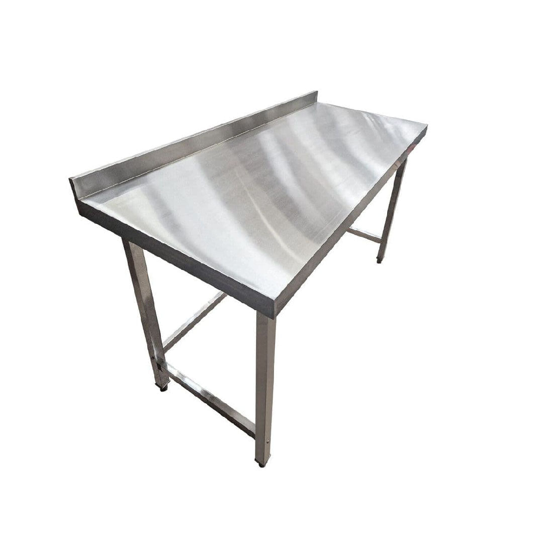 1400x700x900mm Stainless Steel Wall Prep Table Full Void - Catering Taps