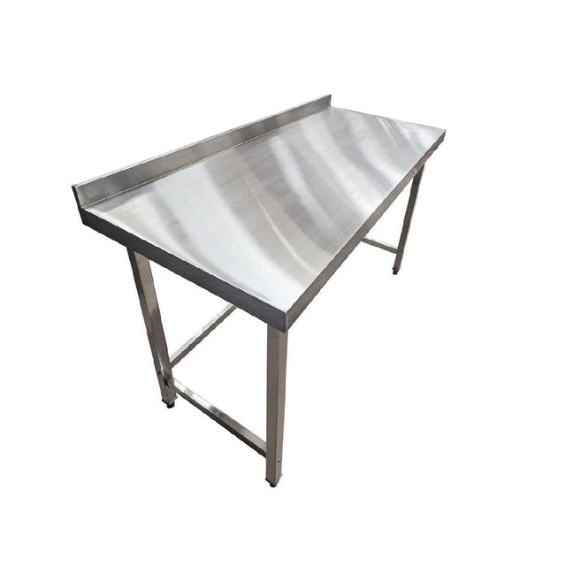 1400x700x900mm Stainless Steel Wall Prep Table Full Void - Catering Taps