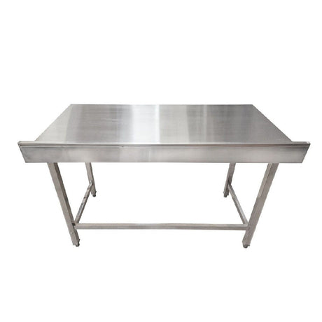 1400x700x900mm Stainless Steel Wall Prep Table Full Void - Catering Taps