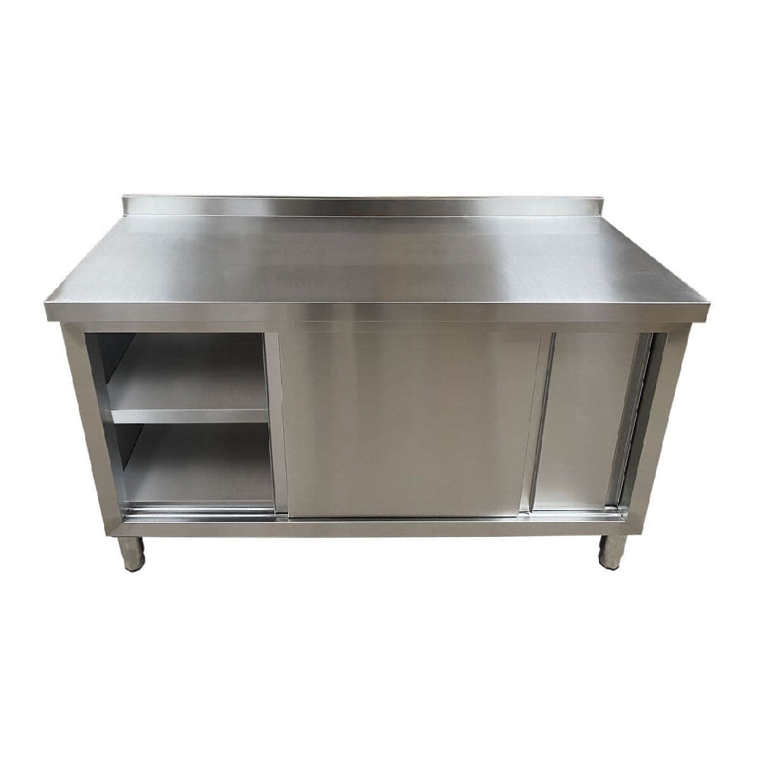 1500x600mm Stainless Steel Floor Cupboard - Catering Taps