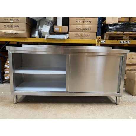 1800x600mm Stainless Steel Floor Cupboard - Catering Taps