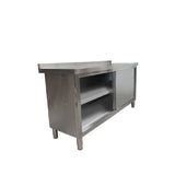 1800x600mm Stainless Steel Floor Cupboard - Catering Taps