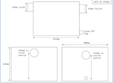 Stainless Steel 20KG - 105 Litre Grease Trap - Fat Separator