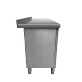 Commercial Double Bowl Sink Cupboard - 1500x600mm - Right Hand Drainer - Catering Taps