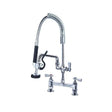 Commercial Mini Twin Inlet Pre Rinse Spray Arm With Bowl Filler Tap - Catering Taps