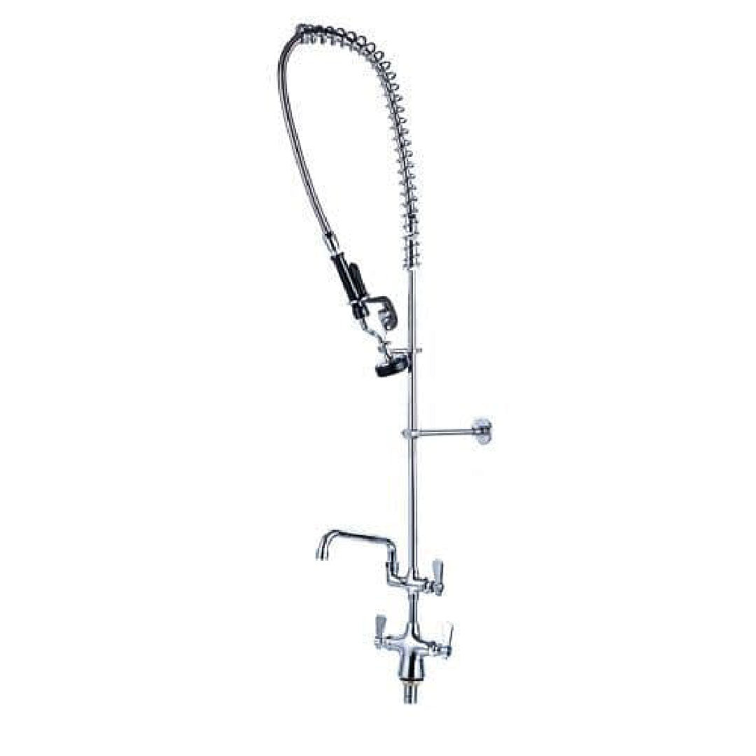 Commercial Mono Inlet Pre-Rinse Spray Arm With Bowl Filler Tap