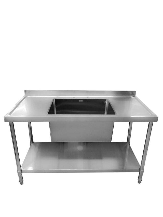 Commercial Pot Wash Sink - 1500x700x900mm - Single Bowl - Catering Taps