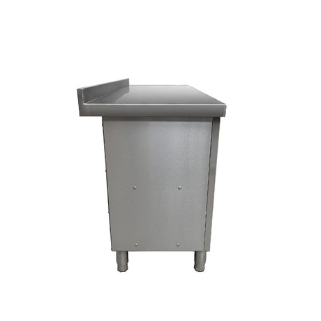 Commercial Single Bowl Sink Cupboard - 1000x600mm - Right Hand Drainer - Catering Taps