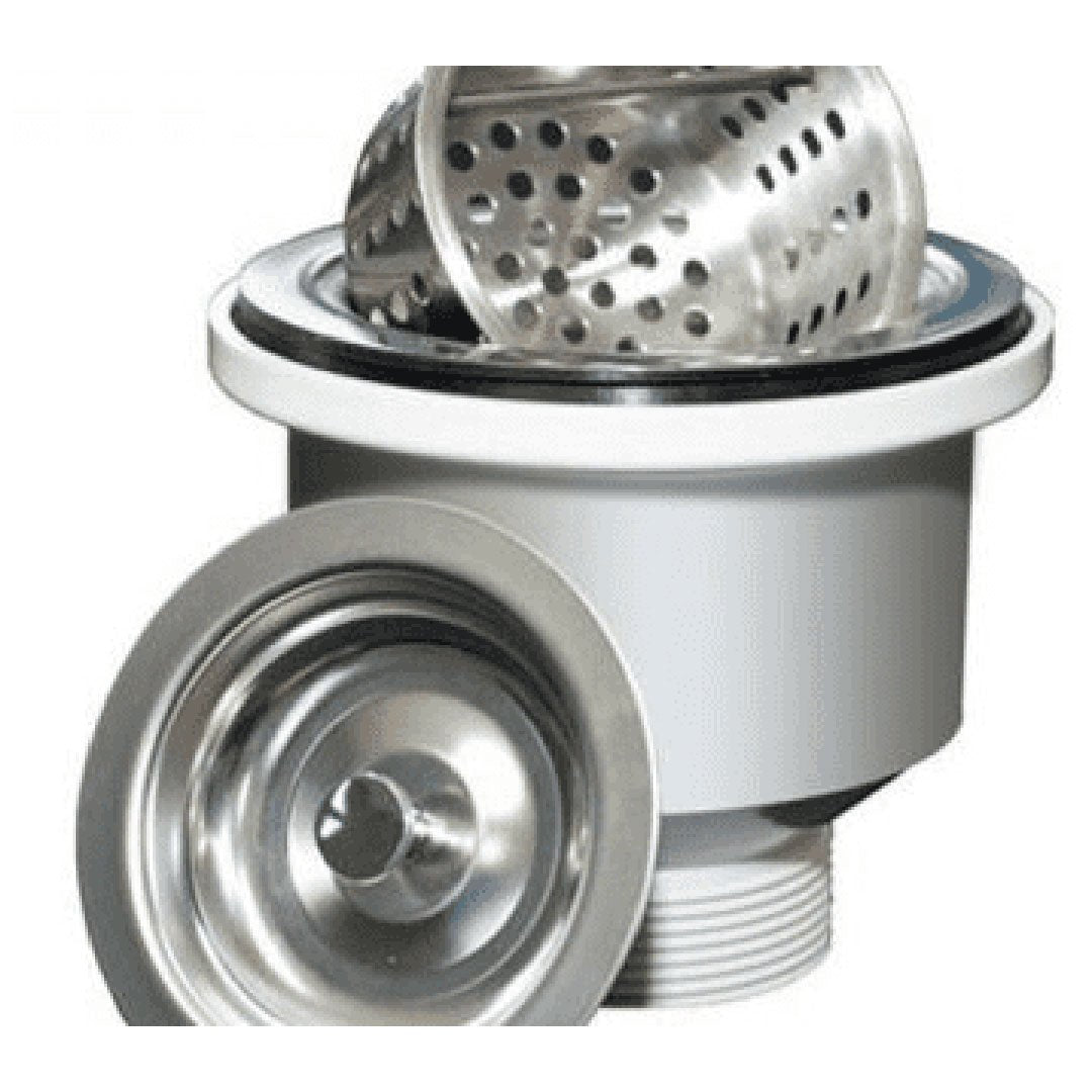 Double Bowl Commercial Catering Sink - 1500x600x900mm - Left Hand Drainer - Catering Taps