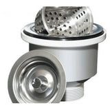 Double Bowl Commercial Catering Sink - 1800x600x900mm - Right Hand Drainer - Catering Taps
