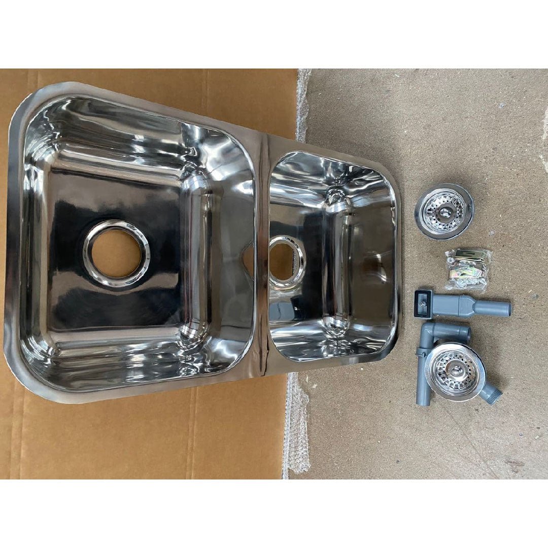 Innova Double Bowl U/Mount Sink DB560A - Catering Taps