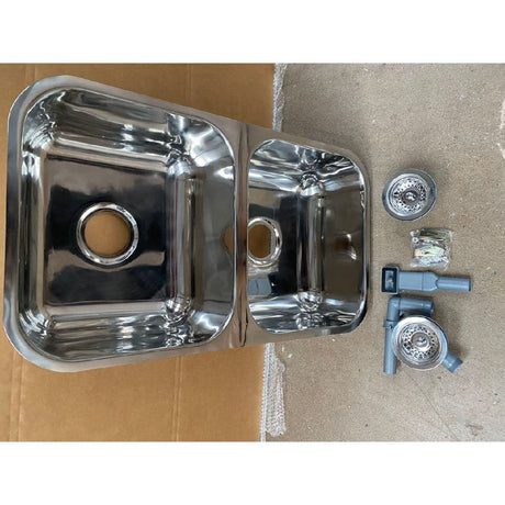 Innova Double Bowl U/Mount Sink DB560A - Catering Taps
