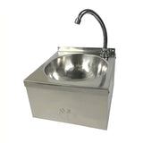 Knee Operated Hand Wash Sink - Front Push Panel - Catering Taps
