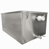Stainless Steel 20KG - 105 Litre Grease Trap - Fat Separator - Catering Taps