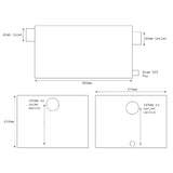 Stainless Steel 5KG - 16 Litre Grease Trap - Fat Separator - Catering Taps
