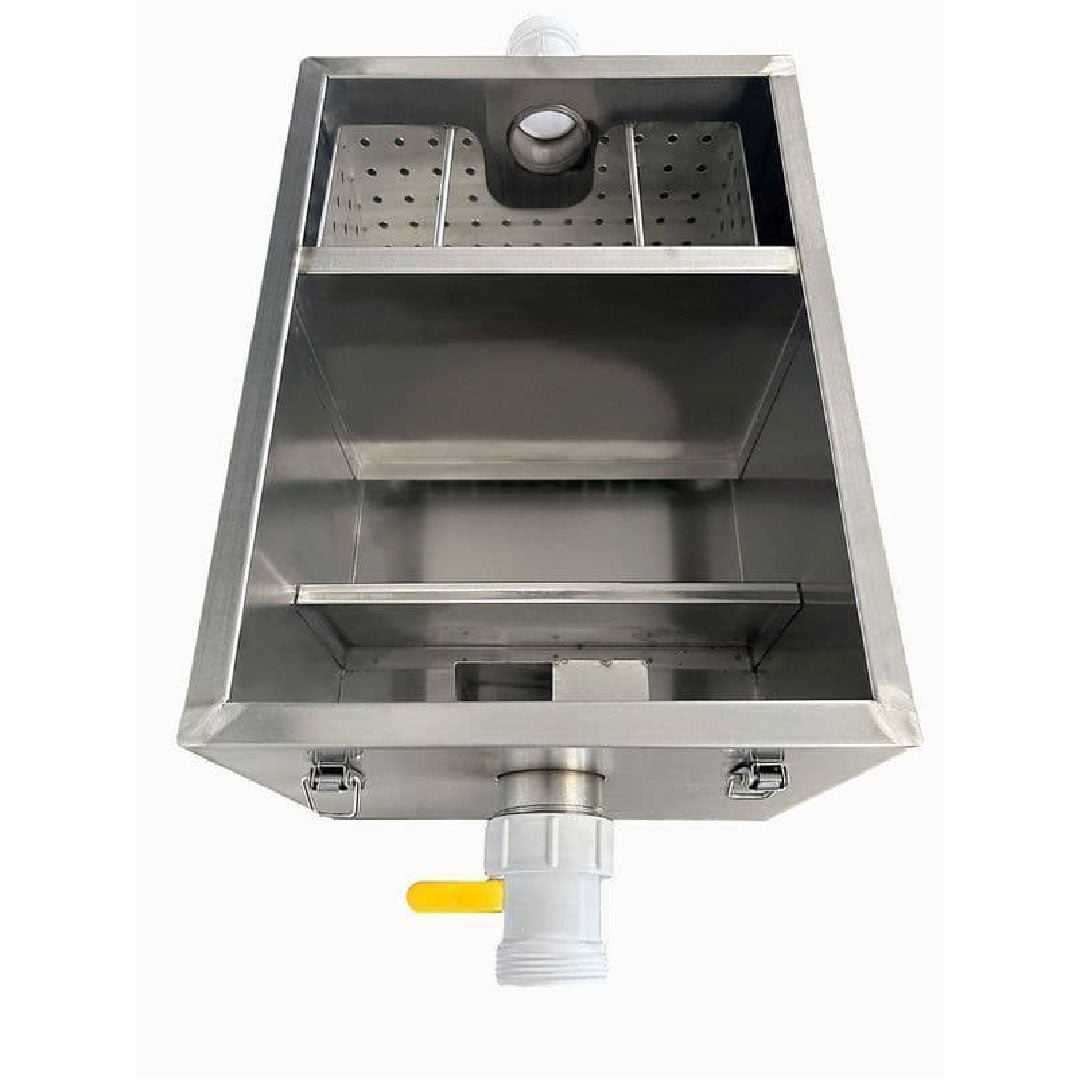 Stainless Steel 5KG - 16 Litre Grease Trap - Fat Separator