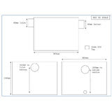 Stainless Steel 9KG - 36 Litre Grease Trap - Fat Separator - Catering Taps