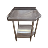 Stainless Steel Corner Table - 800x800x900mm - Catering Taps