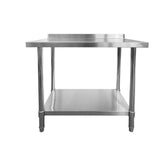 Stainless Steel Wall Prep Table - 1000x600x900mm