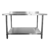 Stainless Steel Wall Prep Table - 1200x600x900mm