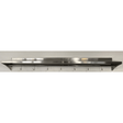 Stainless Steel Wall Shelf With Hook Rail - 1800x400mm - Catering Taps